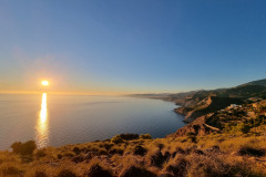 Watch the sun set over Nerja from Cerro Gordo 
