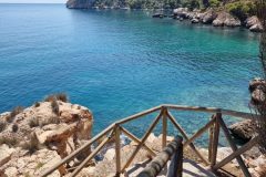 Stair down to swimming cliff