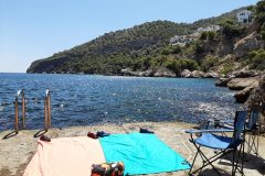 Swim and sunbath cliff